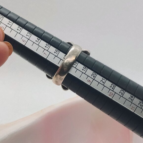 Southwest Style Sterling Silver Orange Spiny Oyster Shell Butterfly Ring Size 8 - Picture 5 of 7